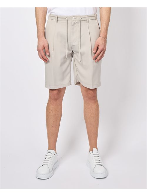 Yes Zee men's Bermuda shorts with pleats YES ZEE | P770-KE000899